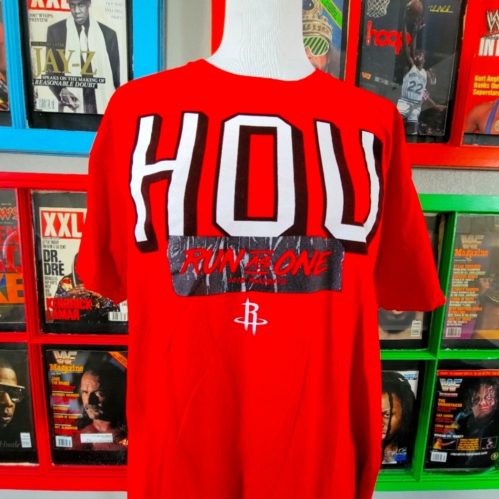 XL Houston Rockets Game 1 WCF t-shirt.